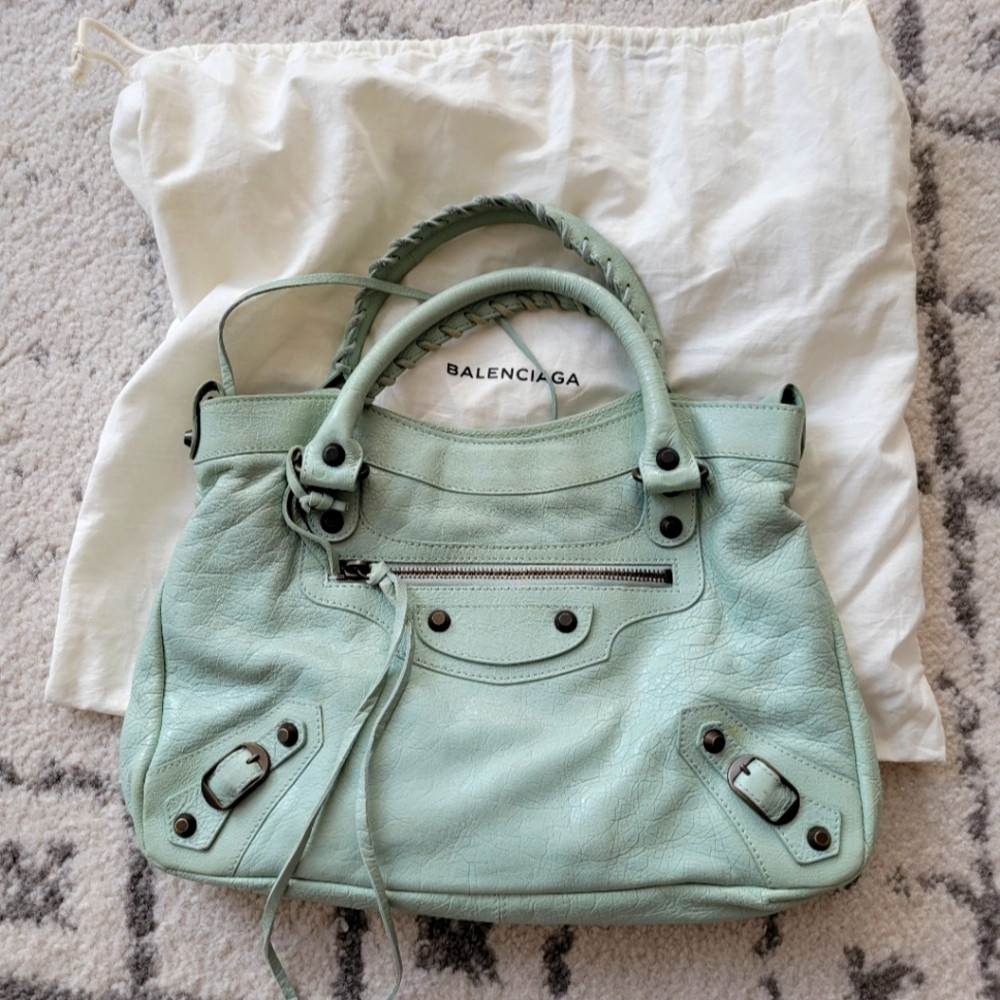 Balenciaga Moto Mini City satchel crossbody